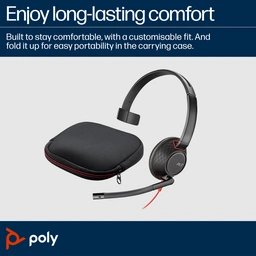 Hp Poly Blackwire 5210 Monaural USB-C Headset +3.5mm Plug +USB-C/A Adapter — image 14