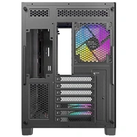 Antec Constellation C5 Curve Gaming Case, 1 x USB Type-C / 2 x USB 3.0, Tempered Glass Front and Side Window Panels, Dual Chamber Design, 4 x Pre-Installed ARGB LED Fans, Micro-ATX, ITX Compatible — image 2