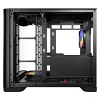 Antec Constellation C5 Curve Gaming Case, 1 x USB Type-C / 2 x USB 3.0, Tempered Glass Front and Side Window Panels, Dual Chamber Design, 4 x Pre-Installed ARGB LED Fans, Micro-ATX, ITX Compatible — image 3