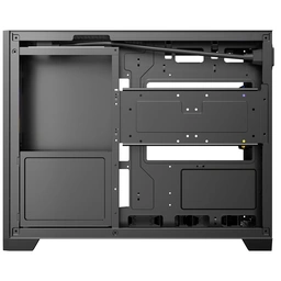 Antec FLUX M Mini Tower Gaming Case, 1 x USB Type-C / 1 x USB 3.0, Tempered Glass Side Window Panel, Vertical Airflow Design, 3 x Pre-Installed RGB LED Fans &amp;amp; 3 PWM Reverse Fans, Micro-ATX, IT — image 6