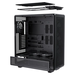 Antec 900 Full Tower Gaming Case, 1 x USB Type-C / 2 x USB 3.0, Tempered Glass Side Window Panel, 6 x Pre-Installed High- Performance PWM Fans, ATX, E-ATX, SS-CEB,SSI-EEB , Threadripper, (Supports Bac — image 2
