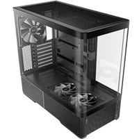 Antec Constellation C6 Air Mid Tower Gaming Case, 1 x USB Type-C / 2 x USB 3.0, Curved Tempered Glass Front and Side Window Panel, Multi-Directional Air Intake, 3 x Pre-Installed PWM Fans, ATX, Micro- — image 2