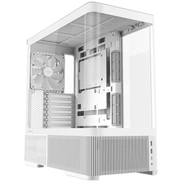 Antec Constellation C6 Air Mid Tower Gaming Case, 1 x USB Type-C / 2 x USB 3.0, Curved Tempered Glass Front and Side Window Panel, Multi-Directional Air Intake, 3 x Pre-Installed PWM Fans, ATX, Micro-