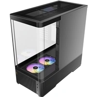 Antec Constellation C6 Curve ARGB Mid Tower Gaming PC Case, 3-Sided Curved Tempered Glass, 3 Pre-Installed ARGB PWM Fans, USB-C 10Gbps, 360mm Radiator Support, ATX/Micro-ATX/ITX, Black — image 2