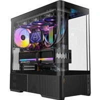 Antec Constellation C6 Curve ARGB Mid Tower Gaming PC Case, 3-Sided Curved Tempered Glass, 3 Pre-Installed ARGB PWM Fans, USB-C 10Gbps, 360mm Radiator Support, ATX/Micro-ATX/ITX, Black — image 6