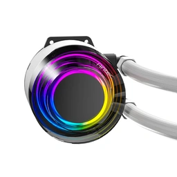 Antec Vortex Lum 360 ARGB White CPU Liquid Cooler - Intel &amp;amp; AMD Compatible, 3 x 120mm ARGB Fans, Suspended Spiral Pump Head, Enhanced Cooling Performance — image 3