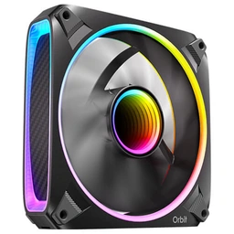 Antec Orbit 120 ARGB 120 mm PWM Fan Triple Pack - 120 mm x 28 mm, Fluid Dynamic Bearing, 200-2000 RPM, 66.72 CFM, aRGB Lighting, Anti-Vibration Pads — image 6