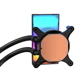 Antec Vortex View 360 Black AIO Liquid CPU Cooler, Massive 5-Inch Rotatable IPS LCD Display, 9th Gen Asetek Pump for 400W TDP, Triple 120mm PWM Fans, ARGB Backglow — image 6