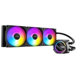 Antec Skeleton 360ARGB Liquid CPU Cooler, Universal Socket, Black, 360mm Radiator, PWM up tp 2000 RPMCooling Fans, Addressable RGB LED Lighting — image 2