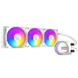 Antec Skeleton 360ARGB Liquid CPU Cooler, Universal Socket, White, 360mm Radiator, PWM up tp 2000 RPMCooling Fans, Addressable RGB LED Lighting — image 2