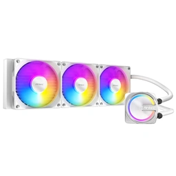 Antec Skeleton 360ARGB Liquid CPU Cooler, Universal Socket, White, 360mm Radiator, PWM up tp 2000 RPMCooling Fans, Addressable RGB LED Lighting — image 3