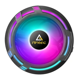 Antec T120 Fan CPU Cooler, Universal Socket, 120mm Chromatic Silent RGB Fan, 1500RPM, Massive Black Aluminium Fins for Enhanced Cooling Performance, Designed for Small Form Factor Cases — image 3