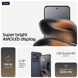 Motorola edge 70 fusion 17.2 cm (6.78") Dual SIM Android 16.0 5G USB Type-C 8 GB 256 GB 7000 mAh Black — image 7