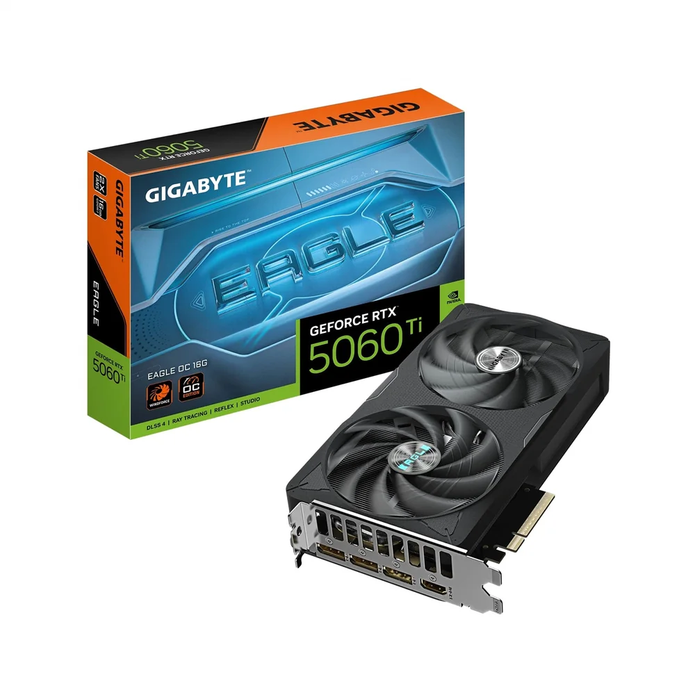 Gigabyte EAGLE OC GeForce RTX 5060 Ti 16 GB PCIe x8 Video Card