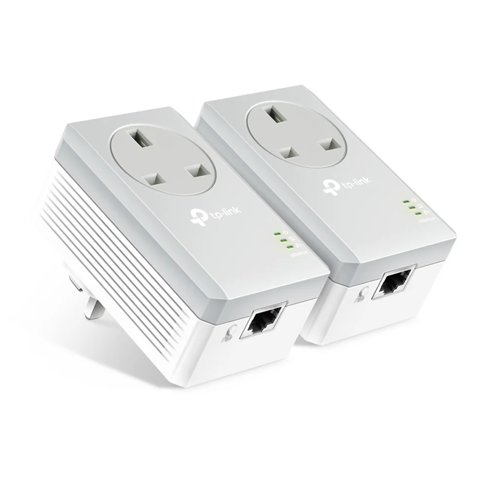 TP-Link TL-PA4010P KIT 600M Powerline AC Pass-through Twin Pack