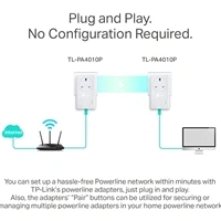 TP-Link TL-PA4010P KIT 600M Powerline AC Pass-through Twin Pack — image 3