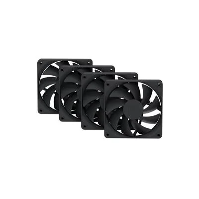 HYTE FA12 120MM CASE FANS PITCH BLK 4PK