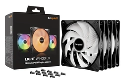 be quiet! Light Wings LX 75.5 CFM 140 mm Fans 3-Pack — image 5
