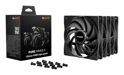 be quiet! Pure Wings 3 PWM High-Speed 59.6 CFM 120 mm Fans 3-Pack — image 3