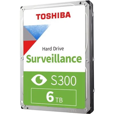Toshiba S300 6 TB 3.5" 5400 RPM Internal Hard Drive