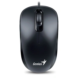 Genius DX-110 Wired USB Plug and Play Mouse, 1000 DPI Optical Tracking, 3 Button with Scroll Wheel, Ambidextrous Design with 1.5m Cable, Black — image 4