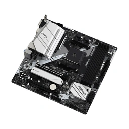ASRock B550M Pro4 AMD AM4 Socket Motherboard, Micro-ATX, 4x DDR4 Slots, 2x M.2 Sockets, GbE LAN, 1x D-Sub / 1x DisplayPort / 1x HDMI Port — image 3