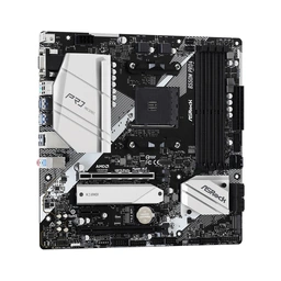 ASRock B550M Pro4 AMD AM4 Socket Motherboard, Micro-ATX, 4x DDR4 Slots, 2x M.2 Sockets, GbE LAN, 1x D-Sub / 1x DisplayPort / 1x HDMI Port — image 4