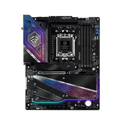 ASRock PHANTOM GAMING X870 Nova WiFi AMD AM5 Socket Motherboard, ATX, 4x DDR5 Slots, 5x M.2 Sockets, 5GbE LAN, Wi-Fi 7, 1x HDMI Port / 2x USB-C (USB4) — image 2