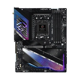 ASRock X870E NOVA WIFI PHANTOM GAMING AMD AM5 Socket Motherboard, ATX, 4x DDR5 Slots, 5x M.2 Sockets, Fitted I/O Shield, 5GbE LAN, Wi-Fi 7, 1x HDMI Port / 2x USB-C (USB4) — image 2