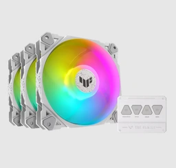 Asus TUF GAMING TF120 ARGB White 3in1 76 CFM 120 mm Fans 3-Pack