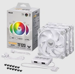 Asus TUF GAMING TF120 ARGB White 3in1 76 CFM 120 mm Fans 3-Pack — image 3