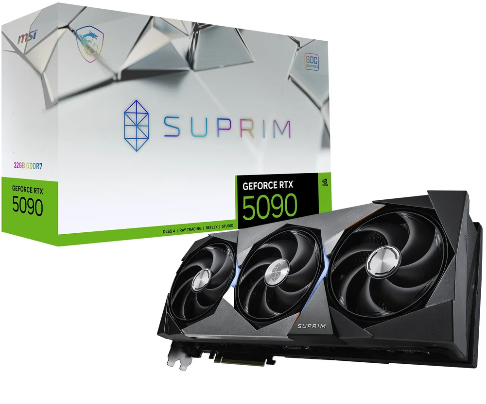 MSI SUPRIM SOC GeForce RTX 5090 32 GB Video Card