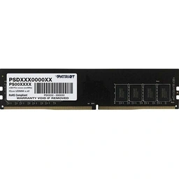 Patriot Signature Series (PSD48G32002) 8GB, DDR4, DIMM, 3200MTs, CL22, 288 Pin, Limited Lifetime Warranty