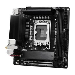ASRock B860I WiFi Intel 1851 Socket Motherboard, Mini-ITX, 2x DDR5 Slots, 2x M.2 Sockets, 2.5GbE + 1GbE LAN, Wi-Fi 6E, 1x DisplayPort / 1x HDMI Port — image 3