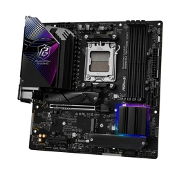 ASRock B850M Riptide WiFi AMD AM5 Socket Motherboard, Micro-ATX, 4x DDR5 Slots, 3x M.2 Sockets, Fitted I/O Shield, 2.5GbE LAN, Wi-Fi 7, 1x DisplayPort / 1x HDMI Port — image 4
