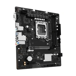 ASRock H610M-HVS/M.2 D5 GEN5 Intel 1700 Socket Motherboard, Micro-ATX, 2x DDR5 Slots, 1x M.2 Socket, GbE LAN, 1x D-Sub / 1x HDMI Port — image 2