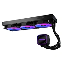 ASRock Pro 360 ARGB AIO Liquid CPU Cooler, 360mm Radiator, Triple 120mm PWM Fans, Addressable RGB, Intel LGA1700/1851 &amp;amp; AMD AM5/AM4 Compatible — image 3