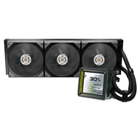 ASRock Steel Legend Dark 360 LCD AIO Liquid CPU Cooler, 360mm Radiator, Triple 120mm PWM ARGB Fans, LCD Display, Intel LGA1700/1851 &amp;amp; AMD AM5/AM4 Compatible — image 3