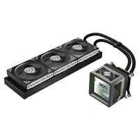 ASRock Steel Legend Dark 360 LCD AIO Liquid CPU Cooler, 360mm Radiator, Triple 120mm PWM ARGB Fans, LCD Display, Intel LGA1700/1851 &amp;amp; AMD AM5/AM4 Compatible — image 5