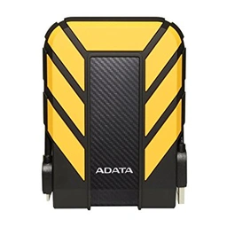 Adata HD710 Pro Durable 1TB USB 3.1 Portable External Hard Drive IP68 Waterproof, Shockproof, Dustproof, Yellow