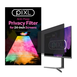 piXL 24-Inch Monitor Security Privacy Screen/ Privacy Filter, Anti-Glare, Anti-Peep, Anti-Static &amp;amp; Blackout