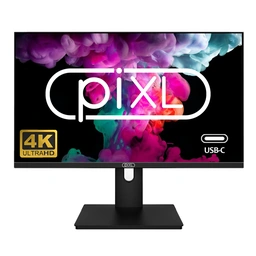 piXL PX27UDH4K 27 Inch 60Hz 4K IPS Monitor with 3840 x 2160 Resolution, 5ms Response Time, 60Hz Refresh Rate, USB-C, USB-B, USB-A, HDMI, Display Port &amp;amp; VESA Mount