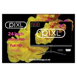 piXL PX24IVHFPD 24 Inch 100Hz Full HD Widescreen IPS Monitor with 1920 x 1080 Resolution, 5ms Response Time, 100Hz Refresh Rate, HDMI &amp;amp; VGA — image 4
