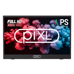 piXL PM156C 15.6 Inch 60Hz Full HD IPS Widescreen Portable Monitor with USB-C, Mini HDMI &amp;amp; Speakers with Foldable Case &amp;amp; Stand — image 3