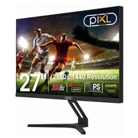 piXL X-Series GS27QIDPHA 27 Inch QHD IPS Gaming Monitor with 200Hz Refresh Rate, 2560 x 1440 Resolution, 1ms Response Time, 2x HDMI 2.0 &amp;amp; 2x DisplayPort 1.4 — image 2