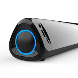 Prevo MS03 Wireless Bluetooth Speaker with Bluetooth, USB &amp;amp; SD, Space-Saving Wireless Speaker for TV, Home Entertainment System, PC, Mobile Device &amp;amp; Gaming Consoles — image 4