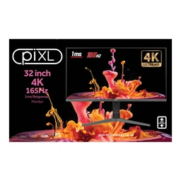 piXL CM32G7 32 Inch 144Hz 4K Widescreen IPS Gaming Monitor with AMD FreeSync &amp;amp; Nvidia G-Sync, 3840 x 2160 Resolution, 1ms Response Time, 144Hz Refresh Rate, HDMI, DisplayPort, USB-C, USB-A, RG — image 5