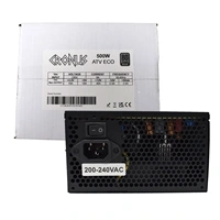 CRONUS 500W ATV ECO PSU, 120mm Silent Cooling Fan, 80 PLUS Bronze, Non Modular, Flat Black Cables, White Box — image 4
