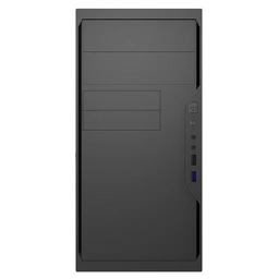 CiT Work Micro-ATX PC Case with USB 3.0, HD Audio, and Efficient Cooling. Compact Steel Design for Home and Office Builds — image 2