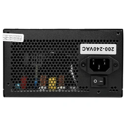 GAMEMAX RPG Rampage 600W PSU, 140mm Ultra Silent Fan, 80 PLUS Bronze, Non Modular, Flat Black Cables, Japanese TK Main Capacitor Fitted — image 6